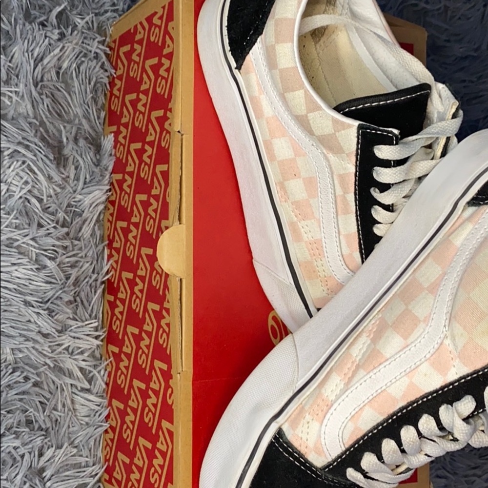 Checkerboard Old Skool ( Black,White,&Pink ) - Picture 2 of 4